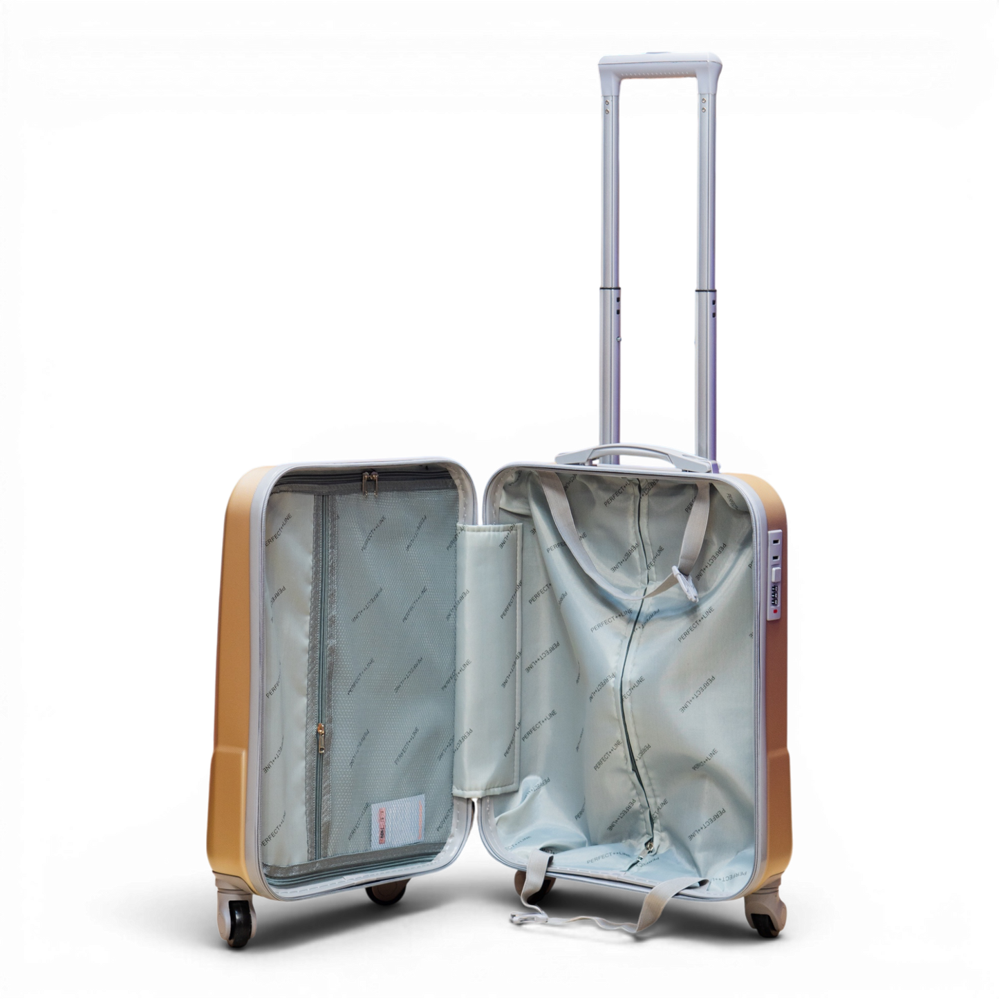 КУФАР ЗА РЪЧЕН БАГАЖ 55X40X20, ЗЛАТЕН